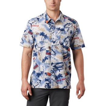 Columbia Muške Košulje - PFG Trollers Best Short Sleeve Tamno Sive | NXAR-06521